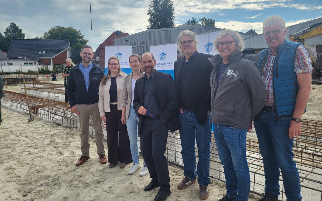 Grundsteinlegung des Neubaus für 13,5 Millionen Euro