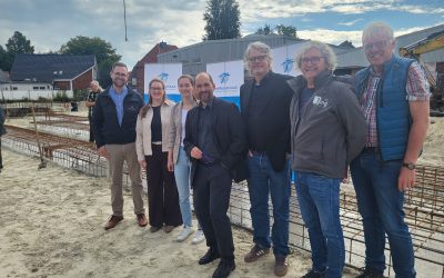 Grundsteinlegung des Neubaus für 13,5 Millionen Euro